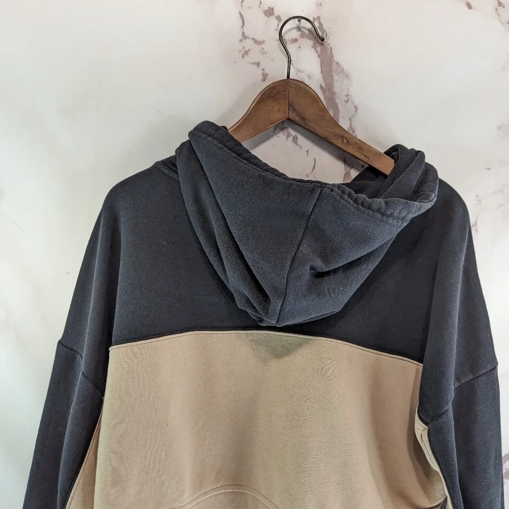 Adidas Hoodie Women Medium Black Vocal Cropped Hoodie Ash Pearl Originals - Picture 6 of 10